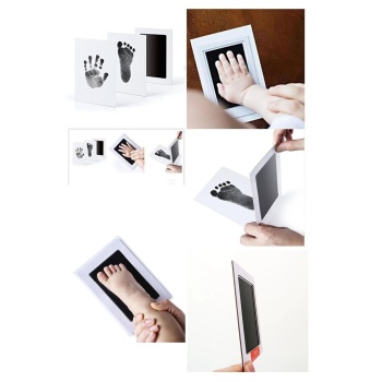 Bebek El Ayak Izi Fotoğraf Çerçevesi El Ayak İzi Kalıbı Seti -