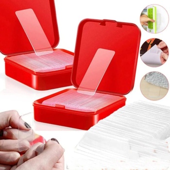 60 Parça Çift Taraflı Tekrar Kullanılabilir Yapışkan Bantlar -