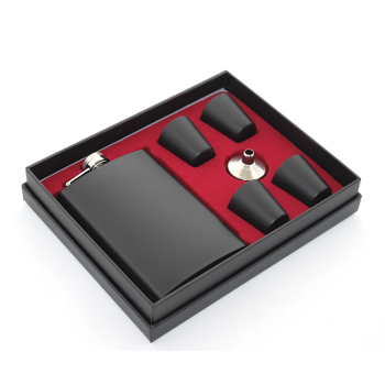 Paslanmaz Çelik 4 Shot Bardaklı Matara Seti Alk2669 -