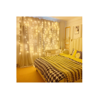 8 Fonksiyonlu Peri Perde Led Uzaktan Kumandalı Günışığı Perde Peri Led -