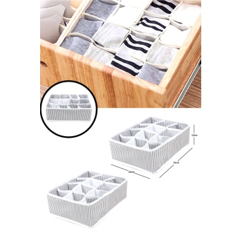 12 Bölmeli Pratik Bölmeli Çekmece Düzenleyici Organizer -