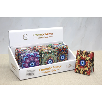 Taşlı El Aynası Dikdörtgen Kalın Alk3739 -