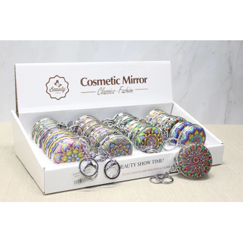 Taşlı El Aynası Anahtarlık Alk3771 -