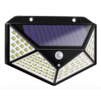 Solar Hareket Sensörlü Duvar Lambası 100 Led Mz-303 -