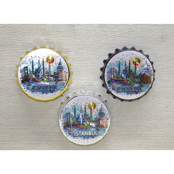 İstanbul Temalı Metal Magnet Alk4341 -