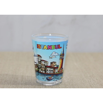 İstanbul Temalı Cam Shot Bardak Alk4358 -