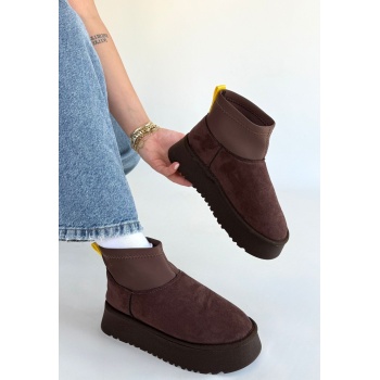 Cuen Kahverengi Süet Bot -