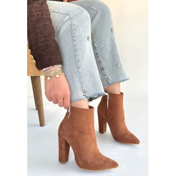 Loora Vizon Süet Topuklu Bot -