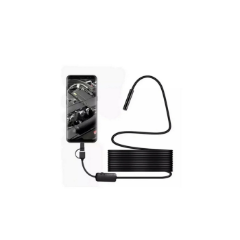 Endoskop Yılan Video Kamera Led’li 10 Metre 7 Mm Sert Kablo -