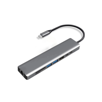 Type-c To Hdtv Multifunction Adapter 8 Port Kablo -