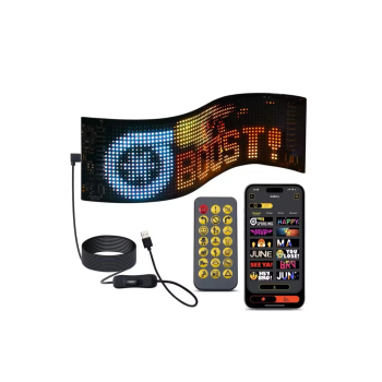 Led Panel Cama Yapışan Telefon Kontrollü Led Ekran Panel 16*64 Led Sayısı -