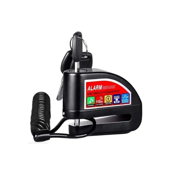 Alarmlı Disk Kilidi Motorsiklet Scooter Bisiklet Sesli Alarm 110 Desibel Yüksek Ses -