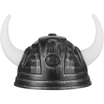 Viking Başlığı Asteriks Başlığı Gümüş Renk -