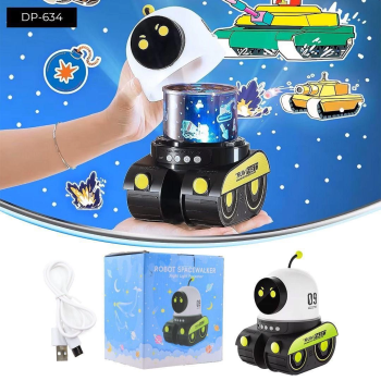 Dempower Robot Şeklinde Projektör Lamba -