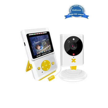 Akıllı Bebek Kamerası Monitörlü Karşılıklı Konuşma Özellikli Sıcaklık İzleme 2.4 İnç Bebek Kamerası -