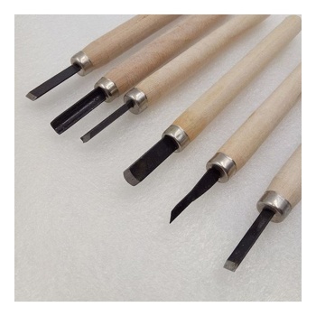 Ağaç Oyma Seti 6 Parça - İskarpela Seti -