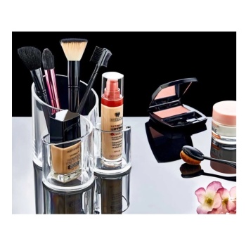 Makyaj Organizeri Şeffaf - 3 Gözlü -