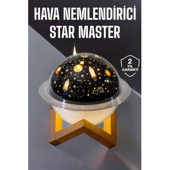 Hava Nemlendirici Projeksiyon Görünümlü USB Bağlantılı Aromaterapi -