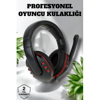 Yüksek Ses Kalitesi ve Aktif Gürültü Engelleme Özellikli Kablolu Mikrofonlu Kulaklık -