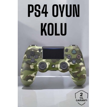 PS4 Oyun Kolu Kamuflaj Desenli Joystick -