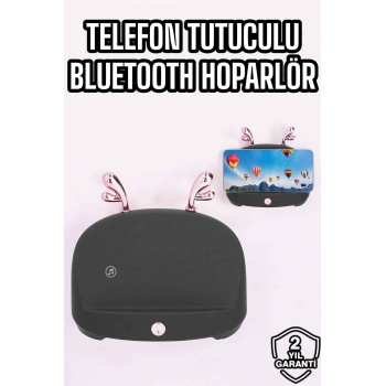 Telefon Tutuculu Akıllı Hoparlör Yüksek Ses Kaliteli Hoparlör -