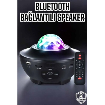 Yıldızlı gökyüzü Projektörü Uzaktan kumandalı Çocuklara Özel Şarjlı -