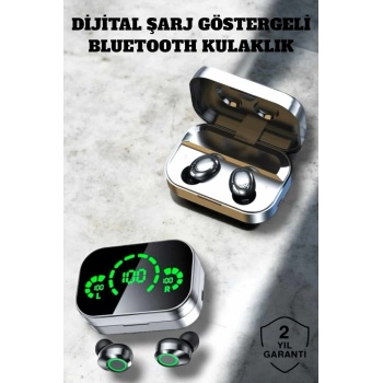 Bluetooth Kulaklık Çift Telefon Desteği ve Suya Dayanıklı Powerbankli -