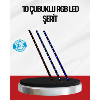 Kayan Yıldız LED Aydınlatma 10 Çubuk Dış Mekan Uyumlu -