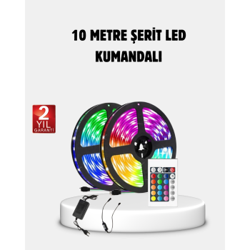 RGB Smart Şerit LED – TV Arkası ve Dekoratif Alanlar İçin Işık Şeridi -