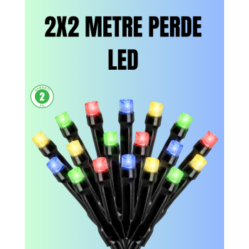 Su Geçirmez Pil Çalışan LED Perde Işık – İç ve Dış Mekan -