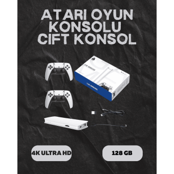 M15 Retro Konsol – 20.000 Oyunlu, Çift Gamepadli, 4K HDMI -