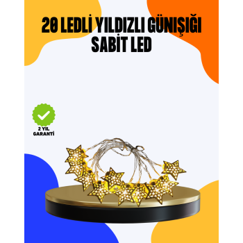 Yıldız Led Işık 5 Metre Dekoratif Aydınlatma Günışığı -