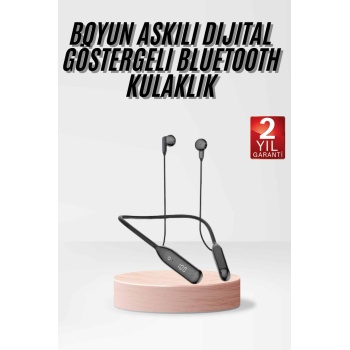 Kablolu Kulak İçi Bluetooth Kulaklık 100 Saat ANC Özellikli Boyun Bantlı -