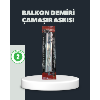 Balkon Demiri Çamaşır Askısı Kare Demirlere Uygun Dayanıklı Tasarım -