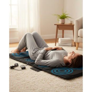 Isıtmalı Masaj Minderi 5 Masaj Modu ve 3 Seviye Yoğunluk -