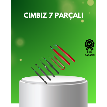 7 Parça Hassas Çelik Cımbız Seti Elektronik ve Saat Tamiri İçin -