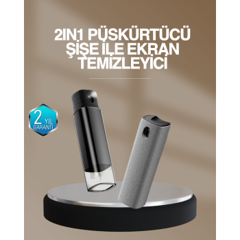 Ekran Temizleyici Sis ve Mikrofiber Bez Anti Statik Yağ Çözücü Set -