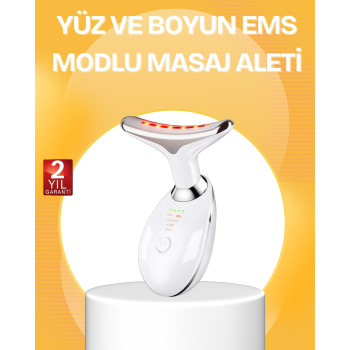 7 Renk LED Işık Terapili Cilt Bakım Cihazı USB Şarjlı -