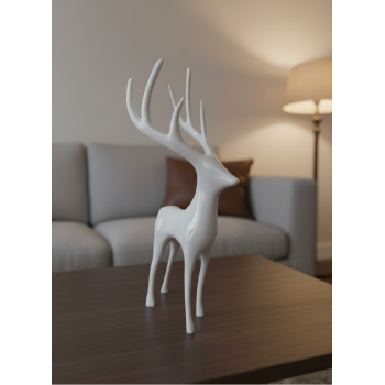 GEYİK FİGÜRÜ BEYAZ -