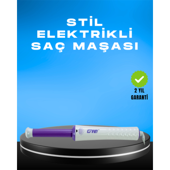 GW Saç Kıvırma Makinesi – 360° Döner Başlık, Negatif İyon Teknolojisiyle -