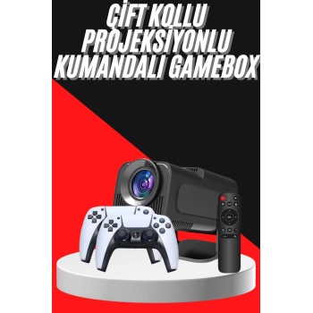 Retro Video Oyunu Konsolu Android Tv El Oyun Konsolu WIFI Taşınabilir Projeksiyon Cihazı -