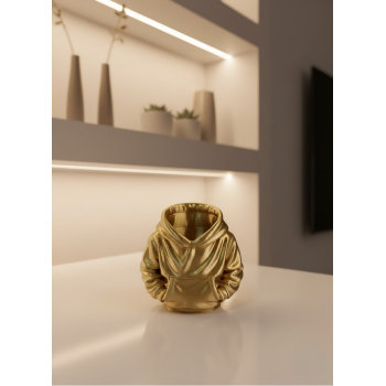 Dekoratif Gold Hoodie Kalemlik 10x10 cm -