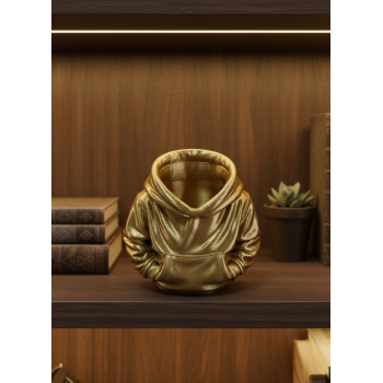 Gold Hoodie Kalemlik 10x10 cm Masa Üstü Düzenleyici -