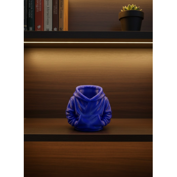 Dekoratif Lacivert Hoodie Kalemlik 10x10 cm -