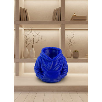 Lacivert Hoodie Kalemlik 10x10 cm Masa Üstü Düzenleyici -