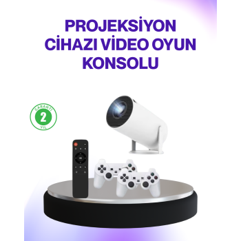 2.4G Kablosuz Destekli Oyun ve Film Projeksiyonu Ev Kullanımı İçin -