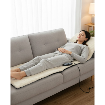 Full Body Masaj Minderi Isı ve Titreşim Destekli -
