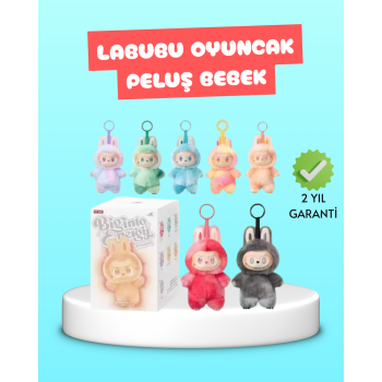 Yumuşak Dolgulu Labubu Karakter Peluş Oyuncak -