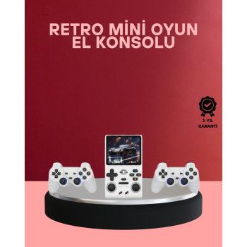 Kablosuz Kollu El Oyun Konsolu TV Bağlantı Destekli -