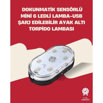 Uzun Ömürlü Lityum Bataryalı, Kompakt Araba İç Mekan LED Işıklar -